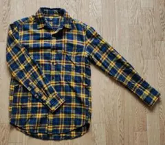 フランネルシャツ イエロー