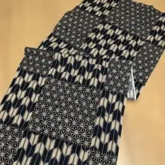 和柄プリント生地　矢絣　32×103