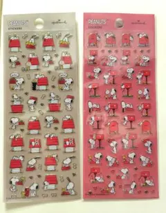 ☆PEANUTS スヌーピーシール 2シートセット