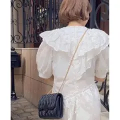 Bibiy quilting chain bag ブラック