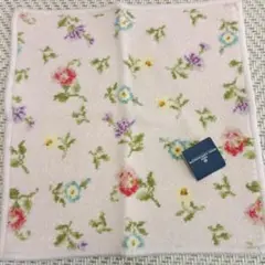 ROYAL COPENHAGEN 花柄ハンカチ　シェニール織