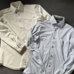 i-shirt アイシャツ37.38-80はるやま　ノンアイロンシャツ2枚セットのサムネイル