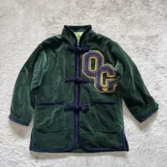 ゴートゥーハリウッド　OGロゴ刺繍 チャイナ風ベルベットジャケット　110cm