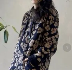 DOUBLE STANDARD CLOTHING レオパード ボアパーカー