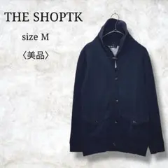 美品✨【ザショップティーケー】ハイカラーブルゾン　ジャンパー　フロントポケット