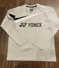 YONEX グレー 長袖 ウォームアップウェア Sサイズ