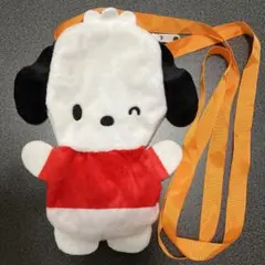 はぴだんぶい　ぬいぐるみポシェット　ポチャッコ