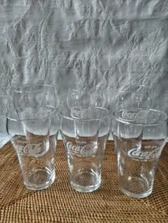 Coca-Cola 100周年記念ガラスコップ5個セット | Mercari