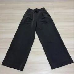 アーバンリサーチ ダークグレー ワイドパンツ ゴムウエスト　Sサイズ