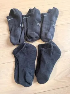 Nike3点 無地2点 靴下セット