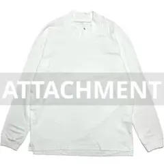 定価2万 ATTACHMENT スビン天竺モックネック長袖カットソー 2 ロンTのサムネイル