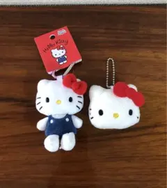 ハローキティ サンリオ ミニマスコットHハート キーホルダー カラビナ 2点