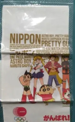 東京オリンピック 2020大会　アニメ　ハンカチ