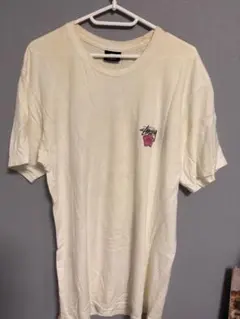 Stussy 花柄 Tシャツ クリーム色