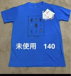 タグ付き　未使用　モンベル　甲虫　昆虫　ブルー　Tシャツ　ウィックロン 140