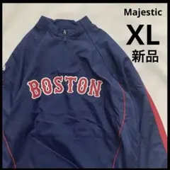 希少　新品　マジェスティック　レッドソックス　ピステ　ナイロン　2WAY 半袖
