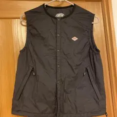 DANTON ダントン　ナイロンタフタ インサレーションノーカラーベスト　XS