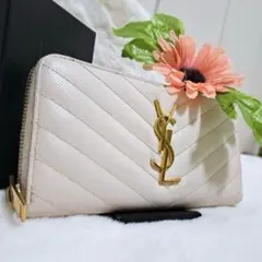 ✨美品✨サンローラ　長財布　ラウンドファスナー カサンドラ　キャビアスキンのサムネイル