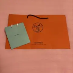 Hermes / Tiffany & Co. shopping bags