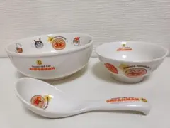 【アンパンマン】 子ども用食器セット　どんぶり　飯碗　レンゲ3点セット