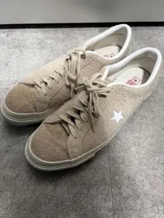 ヴィンテージ CONVERSE ワンスタースエード 26.5㎝ 銀箱 - メルカリ