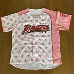 北海道日本ハムファイターズ ユニフォーム ピンク　星柄のサムネイル