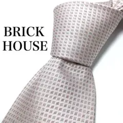 【美品】 BRICK HOUSE ドット柄 ネクタイ くすみピンク シンプル