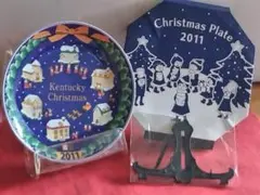 (未使用品)Kentucky Christmas 2011 プレート 飾り皿