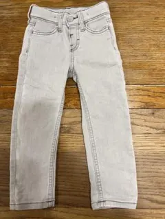 H&M ストレッチデニム　スリムフィットデニムパンツ 92cm グレー