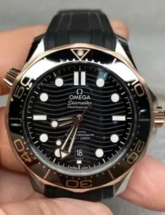 OMEGA Seamaster ブラック/ローズゴールド