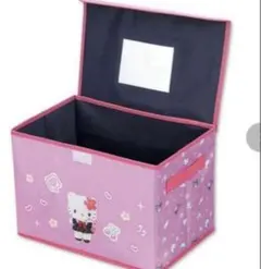 新品♡キティ 仕切り付き収納ケース ギャル ギピンク しまむら 千鳥柄