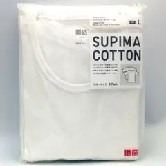 UNIQLO スーピマコットン クルーネックTシャツ Lサイズ 2枚セット