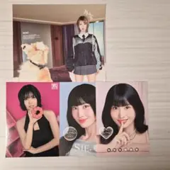 TWICE モモ　THIS IS FOR 　ラントレ　２つ折ポスター　カラコン