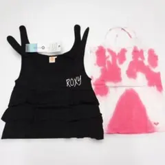 ROXY ロキシー 重ね着フリルキャミ タンクトップ付 140ｃｍ キッズ148のサムネイル