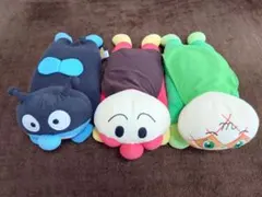 【アンパンマン】 クッション ぬいぐるみ 抱き枕 3点セット