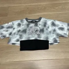 ANAP150cm Tシャツ　ショート丈　インナー付き　ダンス　タイダイのサムネイル