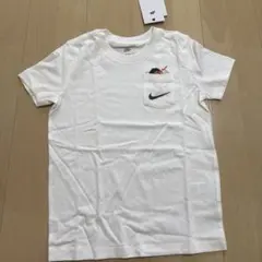 Nike ホワイト Tシャツ 130 (XS)