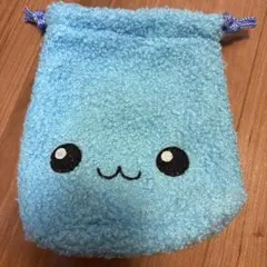 しずくちゃん ガチャガチャ もこもこ巾着ポーチ