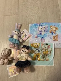 東京ディズニーシー　ぬいぐるみ　キーホルダー　ダッフィー　ステラ・ルー