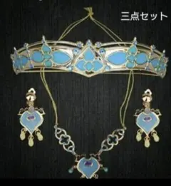 【新品】ジャスミン風 ティアラ アクセサリー セット