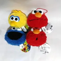 セサミストリート　フェイスマスコット　全4種セット②