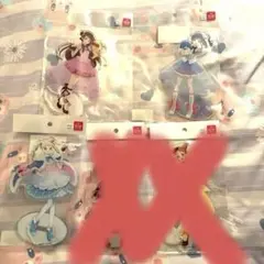 アイカツ　サンリオコラボ　アクリルスタンド　3個セット