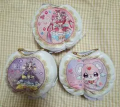 プライズ限定品！プリキュア クッションポーチ 3点セット売り