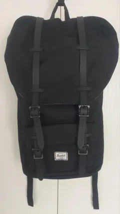 Herschel ブラック ロールトップリュック