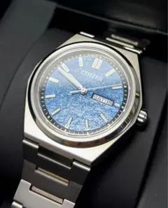 【日本未発売/極美品】シチズン Zenshin エコドライブ スーパーチタニウム