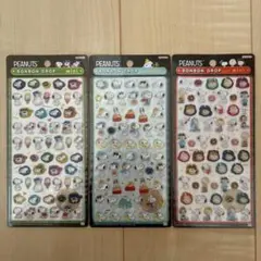 【即日発送】正規品 スヌーピー ボンボンドロップシールミニ 3枚セット