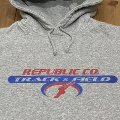GTM SPORTS WEAR パーカー グレー ウイングフット USA古着