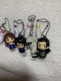 フィギュア型キーホルダー 4個セット、呪術廻戦ボールペン4本セット