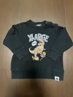 X-LARGE 恐竜プリント トレーナー 90(S)