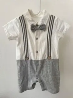 蝶ネクタイ付き ロンパース 60cm